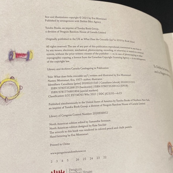 What Does Little Crocodile Say? by Eva Montanari - Softcover Children’s Book - Picture 5 of 8